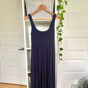 Aritzia Market Slit Navy Dress